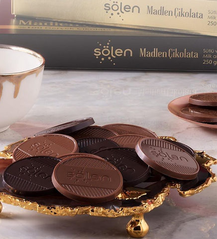 Gold Madlen Çikolata Kutu
